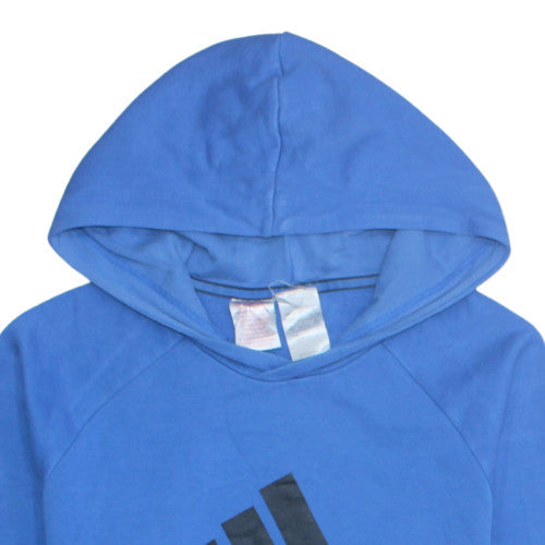 Boys UK Size 16 Years adidas Blue Pullover Hoodie