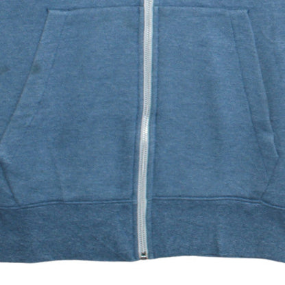 Mens UK Size S Nike Blue Full Zip Hoodie