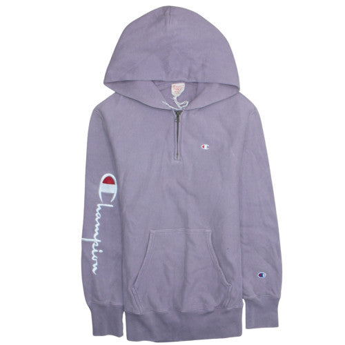 Womens UK Size M Champion Purple Pullover Hoodie