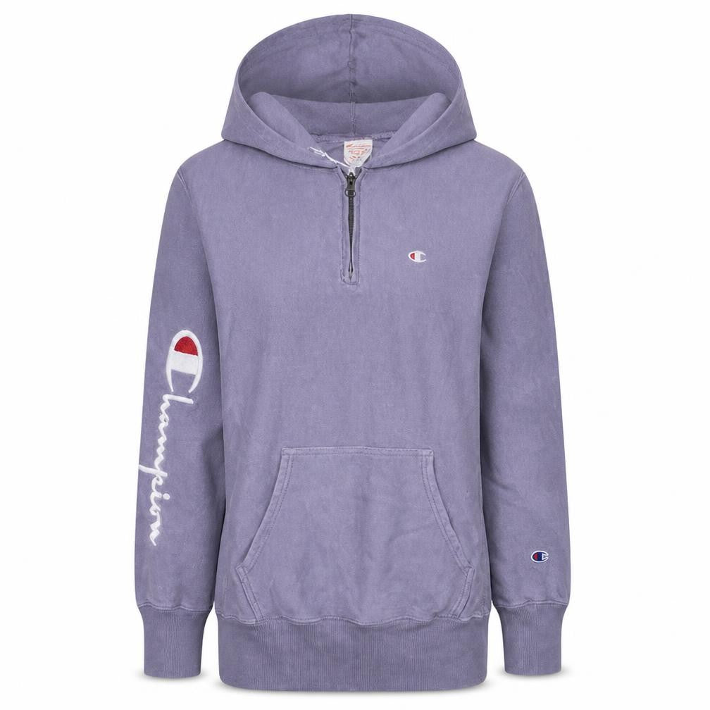 Womens UK Size M Champion Purple Pullover Hoodie