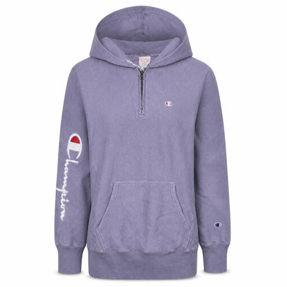 Womens UK Size M Champion Purple Pullover Hoodie