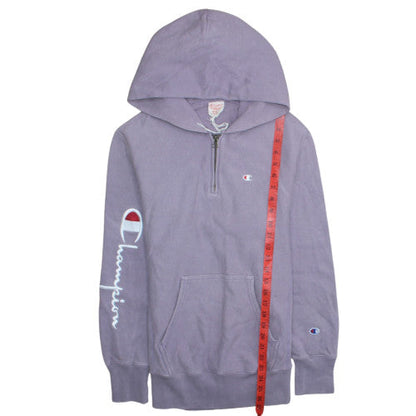 Womens UK Size M Champion Purple Pullover Hoodie