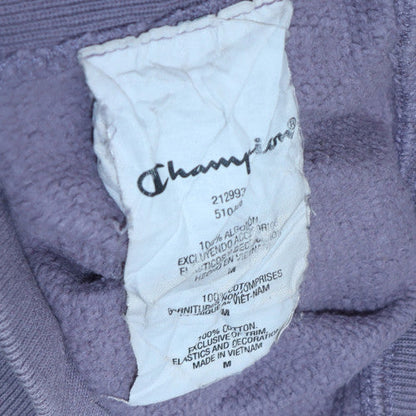 Womens UK Size M Champion Purple Pullover Hoodie