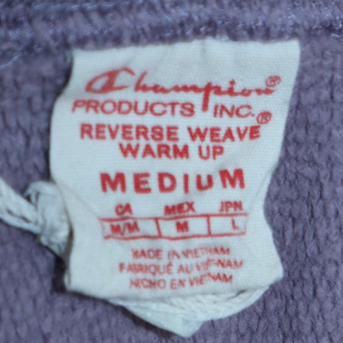 Womens UK Size M Champion Purple Pullover Hoodie