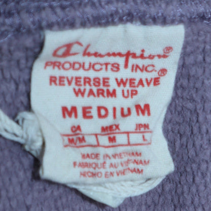 Womens UK Size M Champion Purple Pullover Hoodie