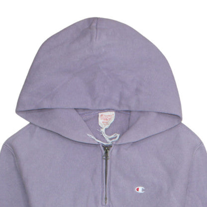 Womens UK Size M Champion Purple Pullover Hoodie