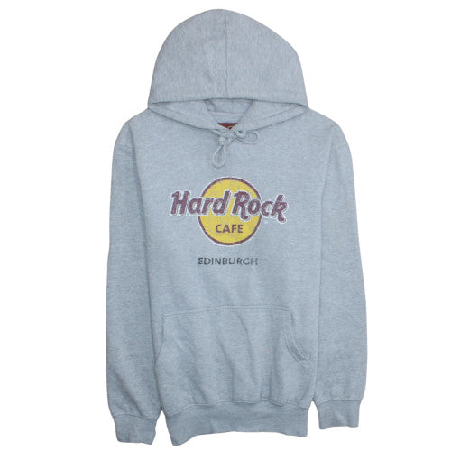 Mens UK Size L Hard Rock Cafe Grey Pullover Hoodie