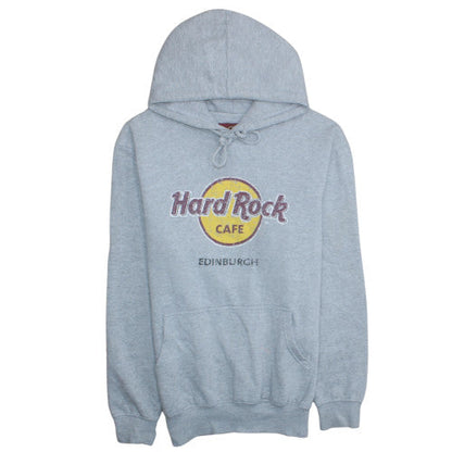 Mens UK Size L Hard Rock Cafe Grey Pullover Hoodie