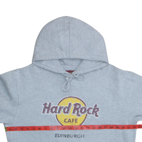 Mens UK Size L Hard Rock Cafe Grey Pullover Hoodie