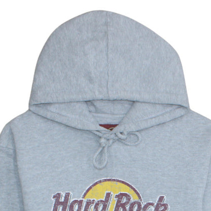 Mens UK Size L Hard Rock Cafe Grey Pullover Hoodie
