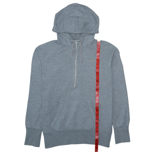 Mens UK Size XL Nike Grey 1/2 Zip Hoodie