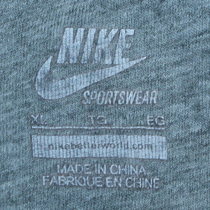 Mens UK Size XL Nike Grey 1/2 Zip Hoodie