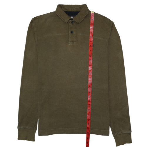 Mens UK Size S Timberland Green Henley Sweatshirt