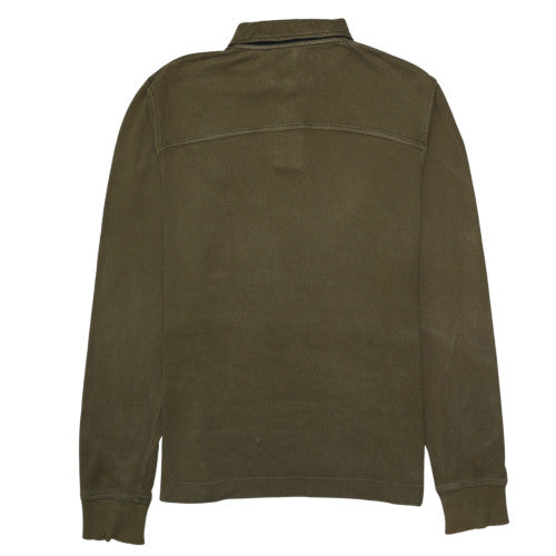 Mens UK Size S Timberland Green Henley Sweatshirt