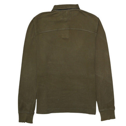 Mens UK Size S Timberland Green Henley Sweatshirt