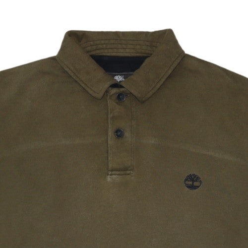 Mens UK Size S Timberland Green Henley Sweatshirt