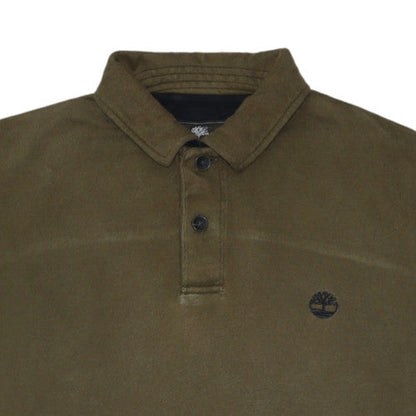 Mens UK Size S Timberland Green Henley Sweatshirt