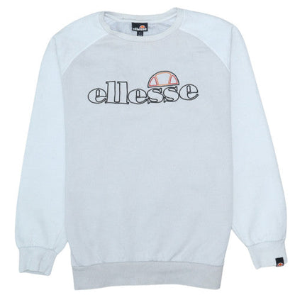 Mens UK Size L ellesse Grey Pullover Sweatshirt