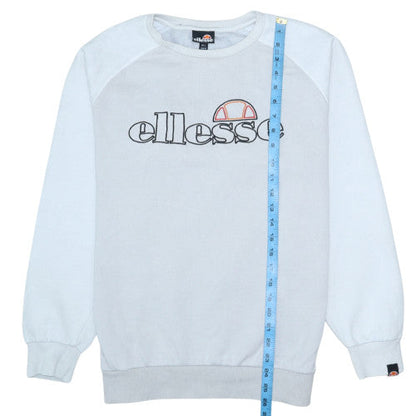 Mens UK Size L ellesse Grey Pullover Sweatshirt