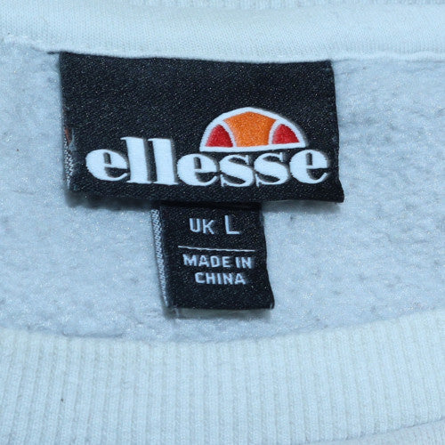 Mens UK Size L ellesse Grey Pullover Sweatshirt