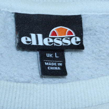 Mens UK Size L ellesse Grey Pullover Sweatshirt