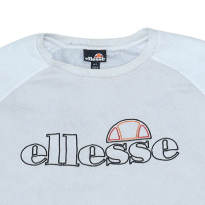 Mens UK Size L ellesse Grey Pullover Sweatshirt