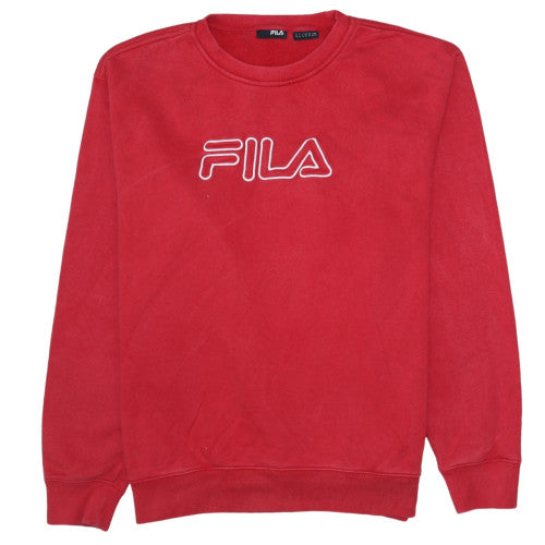 Womens UK Size XL FILA Red Pullover Sweatshirt