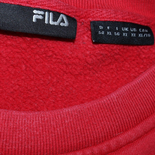 Womens UK Size XL FILA Red Pullover Sweatshirt