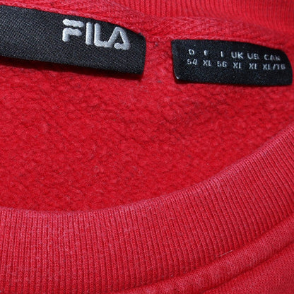 Womens UK Size XL FILA Red Pullover Sweatshirt