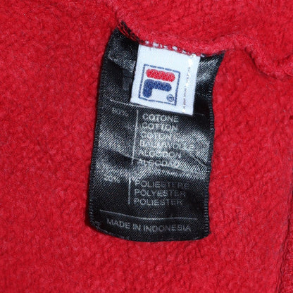 Womens UK Size XL FILA Red Pullover Sweatshirt