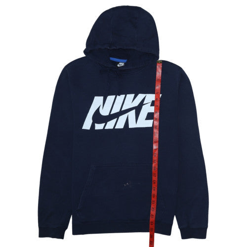 Mens UK Size M Nike Blue Pullover Hoodie