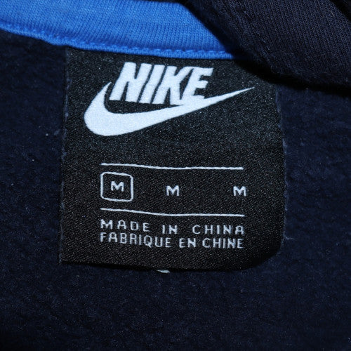 Mens UK Size M Nike Blue Pullover Hoodie