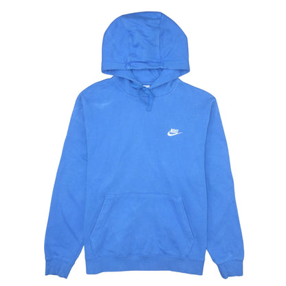 Womens UK Size L Nike Blue Pullover Hoodie