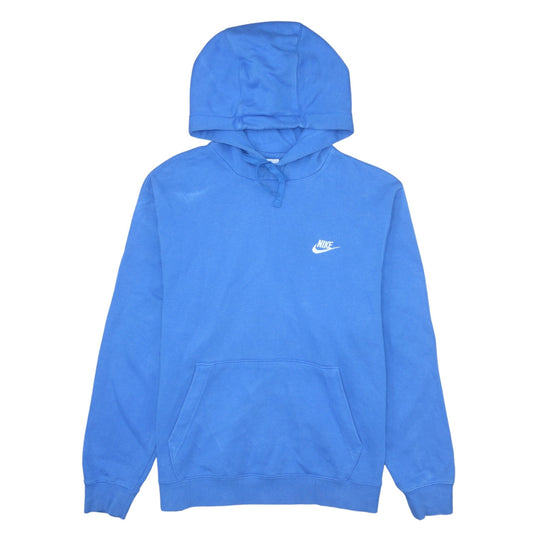 Womens UK Size L Nike Blue Pullover Hoodie