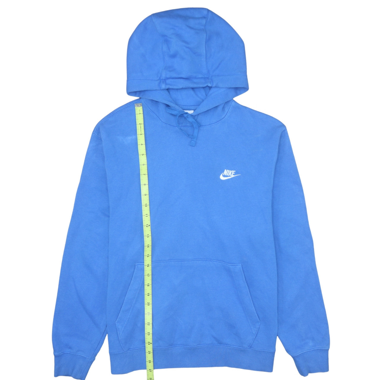 Womens UK Size L Nike Blue Pullover Hoodie