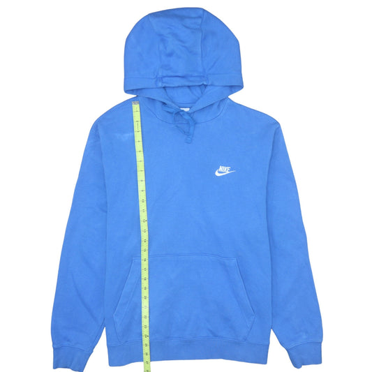 Womens UK Size L Nike Blue Pullover Hoodie