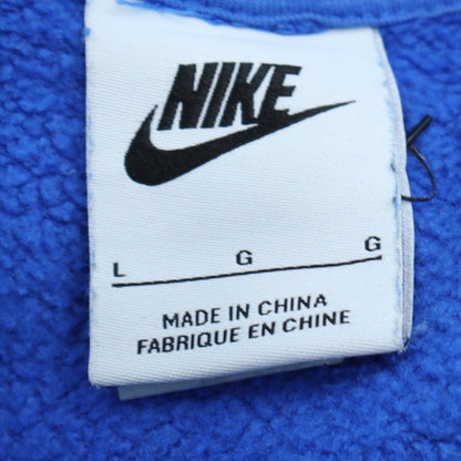 Womens UK Size L Nike Blue Pullover Hoodie