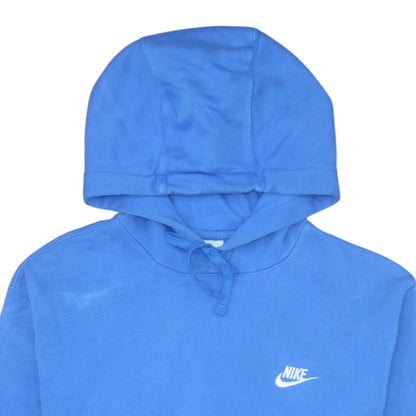 Womens UK Size L Nike Blue Pullover Hoodie