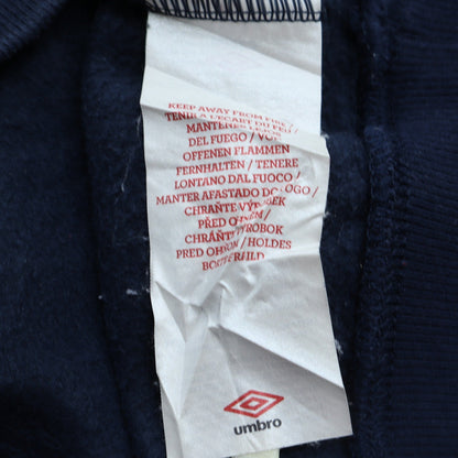 Womens UK Size 2XL Umbro Blue Pullover Hoodie