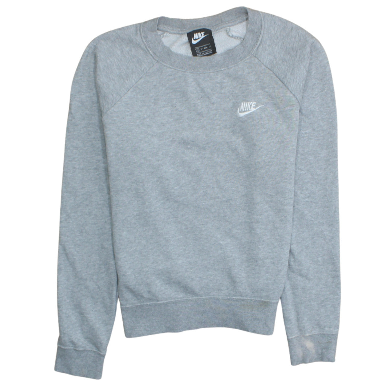 Womens UK Size XS Nike Grey Pullover Sweatshirt