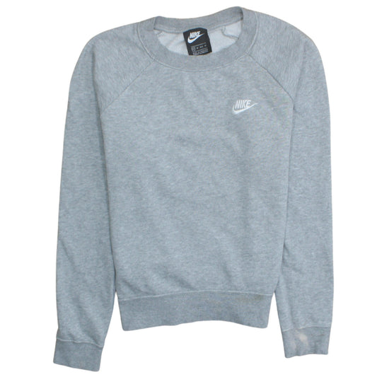 Womens UK Size XS Nike Grey Pullover Sweatshirt
