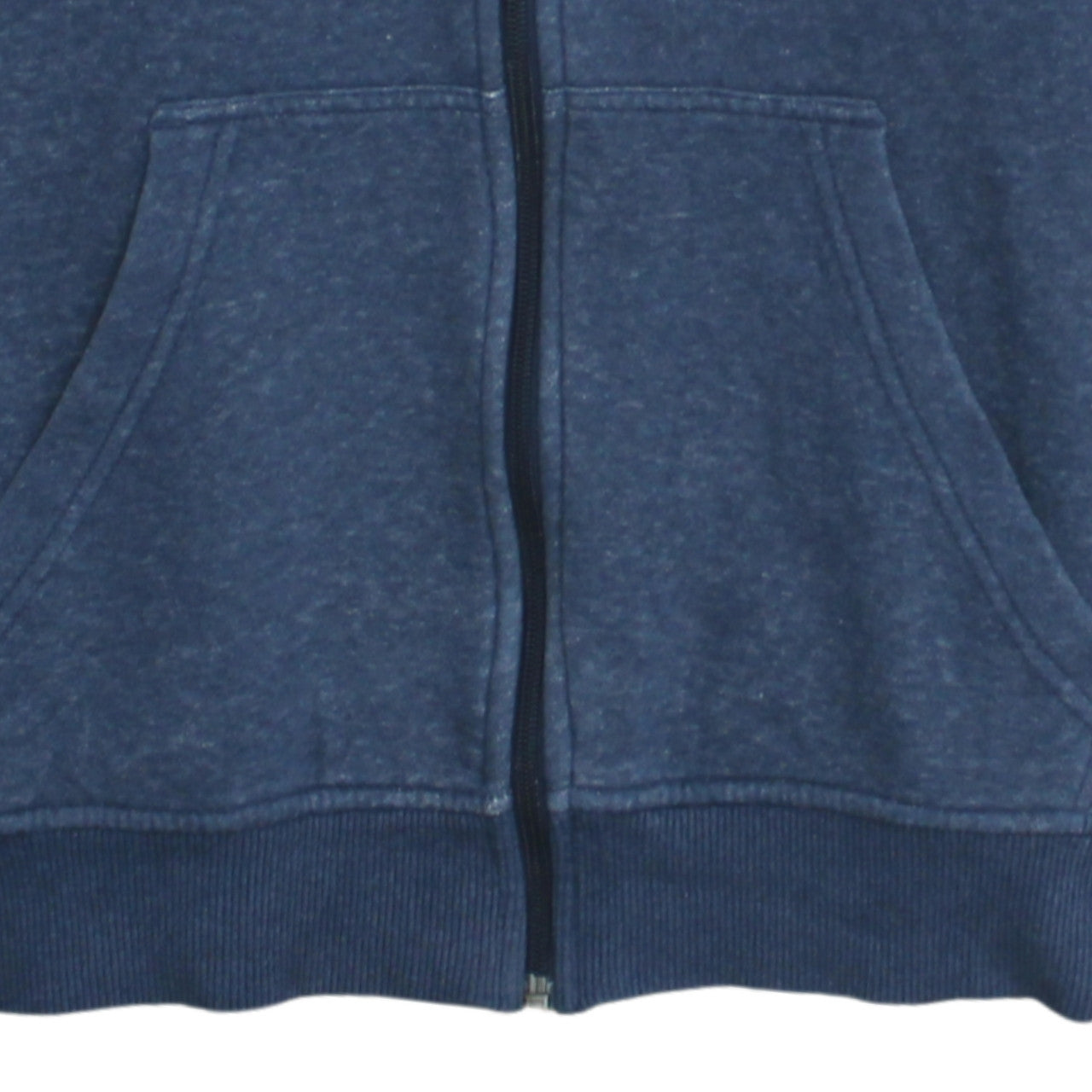 Mens UK Size M adidas Blue Full Zip Hoodie