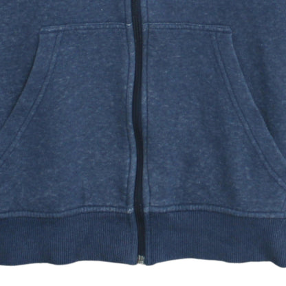 Mens UK Size M adidas Blue Full Zip Hoodie