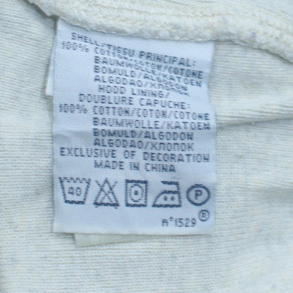Mens UK Size M Ralph Lauren Ivory Henley Hoodie