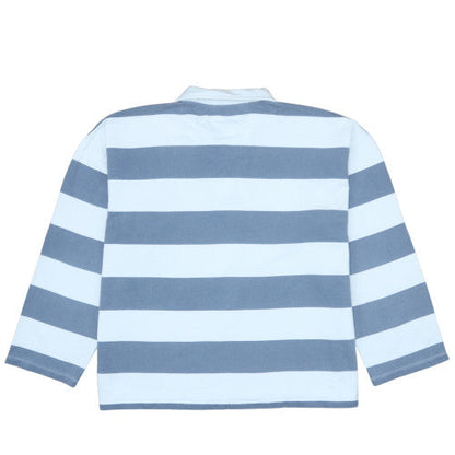 Womens UK Size M ASOS Design Blue Henley Sweatshirt