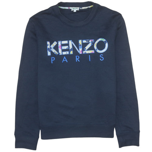 Mens UK Size L KENZO Blue Pullover Sweatshirt