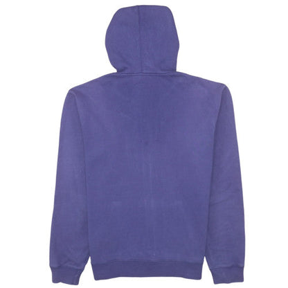 Mens UK Size L Quiksilver Blue Full Zip Hoodie