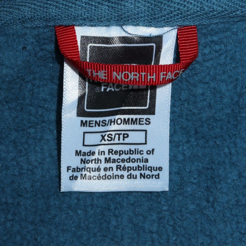 Mens UK Size XS The North Face Blue Pullover Hoodie