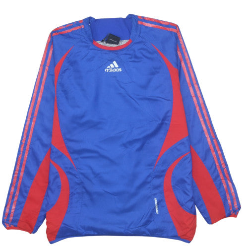 Mens UK Size S adidas Blue Pullover Sweatshirt