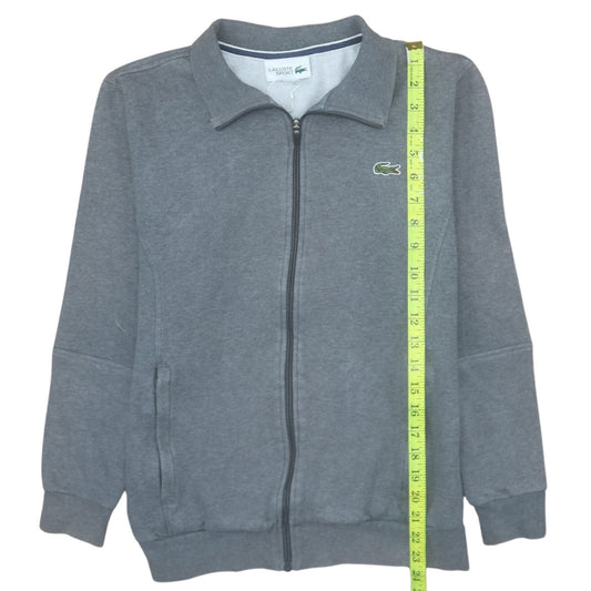 Mens UK Size S Lacoste Grey Gym & Training Running & Jogging Tennis Jacket